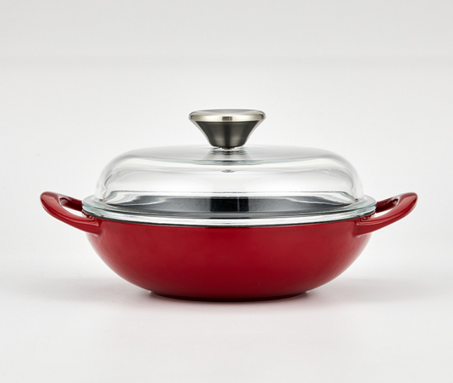 모던하우스 레드 무쇠 주물 베이비웍 D18 CK0122022, 사진참조, 1개