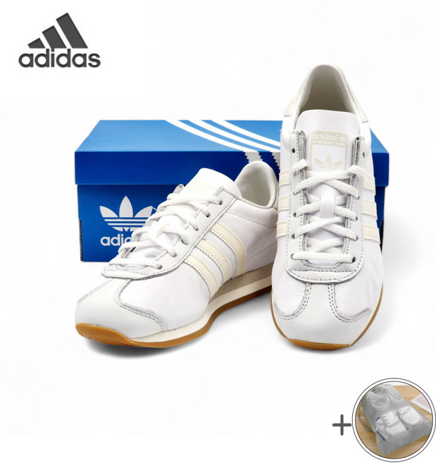 (아디다스) adidas여성운동화 스니커즈 컨트리og 오리지널 화이트 신발 부직포증정