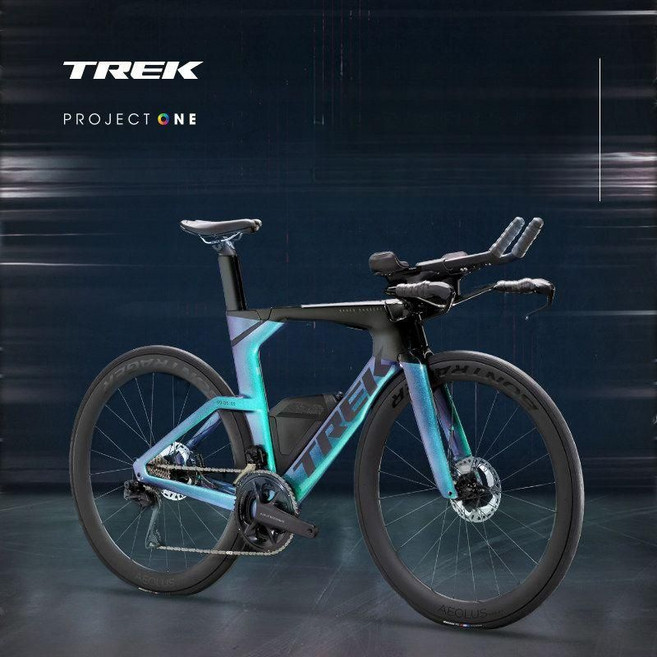 트렉 스피드컨셉 TT SLR 7 카본 로드자전거 트라이애슬론 자전거, M (167-175CM), 에메랄드 블랙