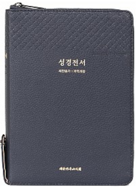 큰글씨 성경전서(블루블랙)(NKR73THU)(색인)(개역개정)(중)(새찬송가), 대한기독교서회