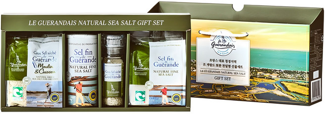 르게랑데 토판 천일염 선물세트 3호, 1세트, 1.5kg