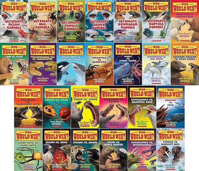 Who Would Win Complete Series 1–26 Books Collection Set by Jerry Pallotta [paperback] 388392