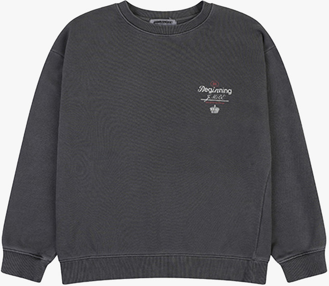 여성) 왕관 레터링 보스쮸리 맨투맨 AP1WTS154-CH