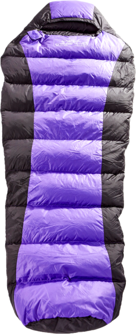 크레바스 국산 거위털 침낭 MA-0029 머미형 퍼플, 1개