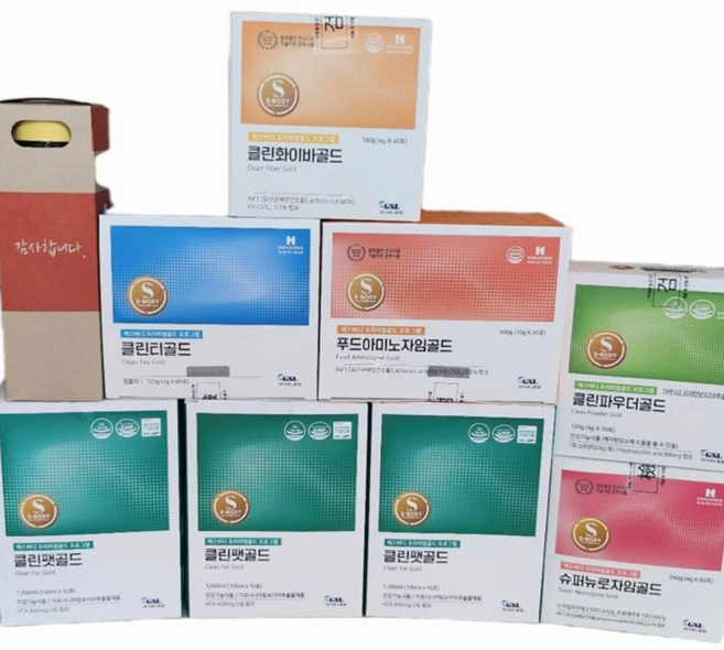 에스바디효소 6종세트 특가행사, 1세트, 7박스, 120g