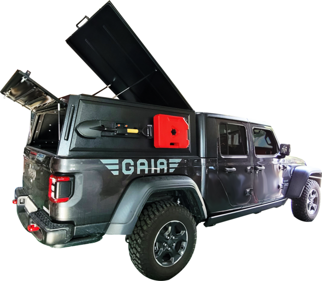 픽업트럭 캐노피(하드탑) 가이아, 스테인레스 캠핑용 테이블