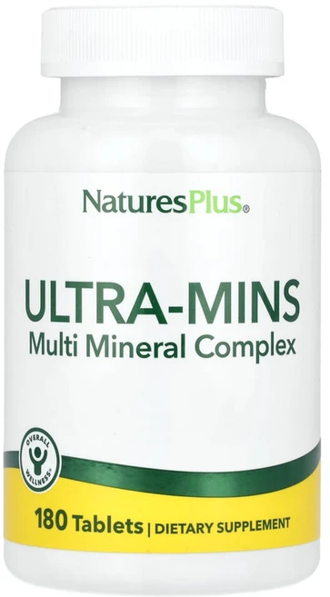 네이쳐스플러스 울트라 민스 식품 함유 멀티플 미네랄 180정, NAP03301, 1개 - 쿠팡