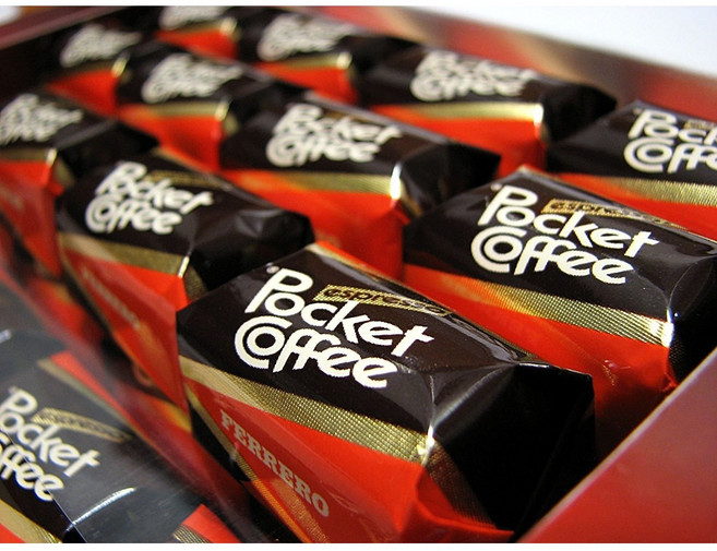 포켓 커피 페레로 6-18개 팩 (108개 케이스) Pocket Coffee Ferrero 6-18 Piece Packs (108 Piece Case), 1개, 1개입, 1ml