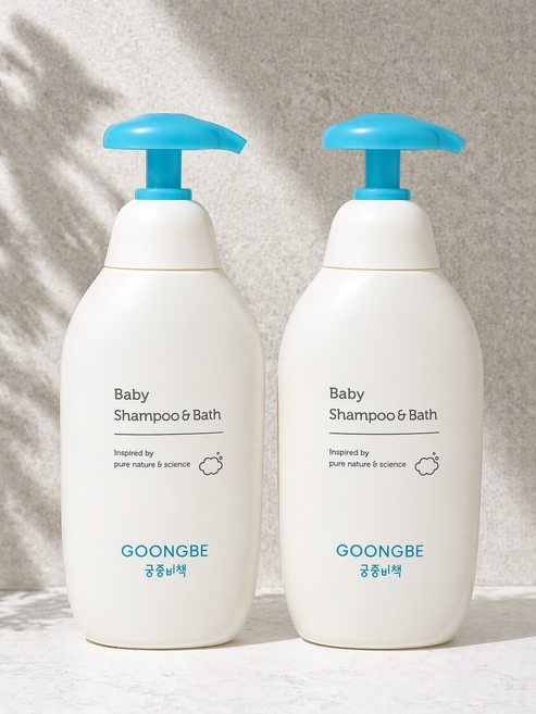 궁중비책 베이비 샴푸 앤 바스, 350ml, 2개