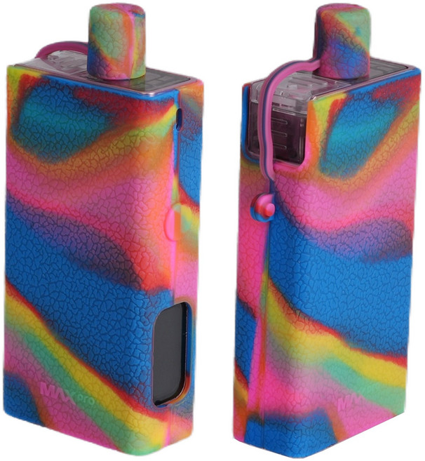 발라리안 맥스프로 실리콘 케이스 화이트 밤에는형광, 레인보우 [MAX PRO], 1개