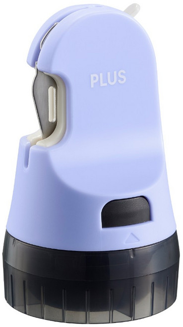 PLUS IS-590CM兩用替換式開箱刀個人資料保護章滾輪章(多色), 1個, 40-888淡藍