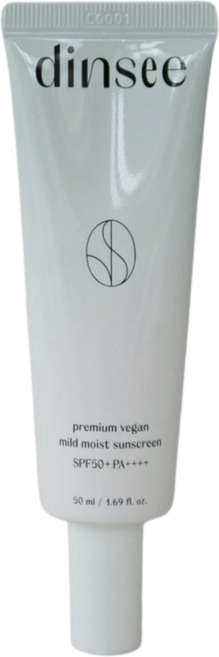 딘시 프리미엄 비건 마일드 모이스트 광채 선크림 무기자차, 50ml, 1개