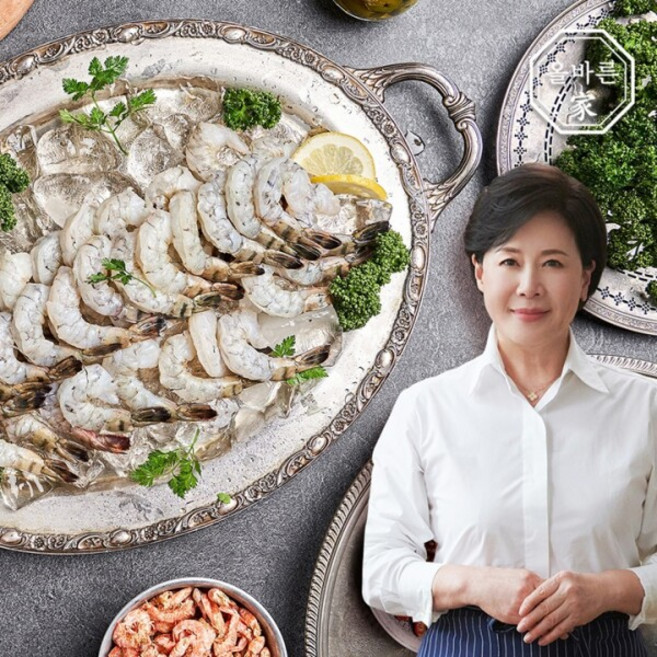 [올바른가] 박정수 프리미엄 블랙타이거새우 100마리 + 저당칠리소스 1개, 1세트, 1.55kg