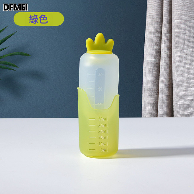 DFMEI 嬰兒餵藥器 滴管 兒童吃藥防嗆, 1個, 如圖, 綠色彩盒裝