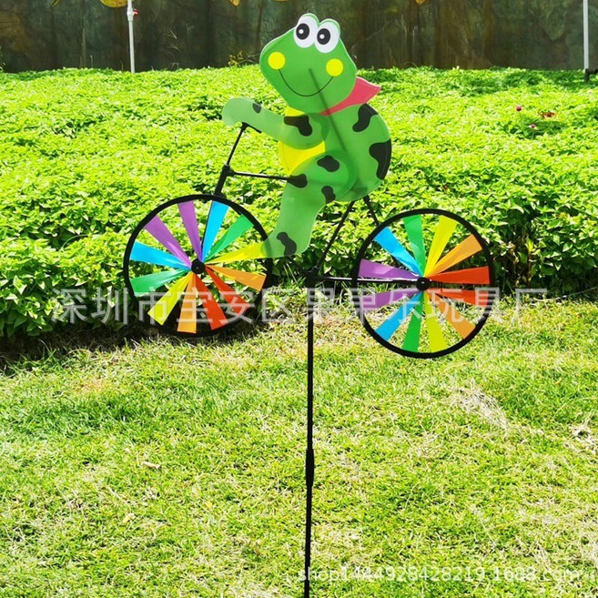 動物造型自行車風車裝飾, 1個, Multicolor