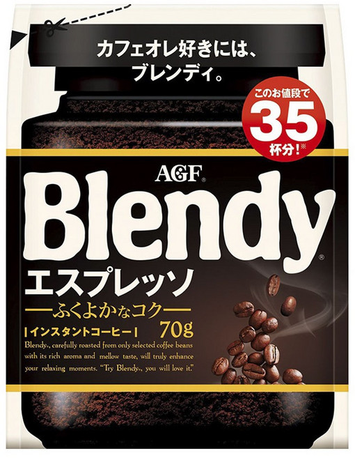 블랜디 에스프레소 인스턴트 커피 리필, 1개, 70g, 1개입