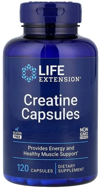 Life Extension 크레아틴 캡슐 캡슐 120정 LEX-15291 - 쿠팡