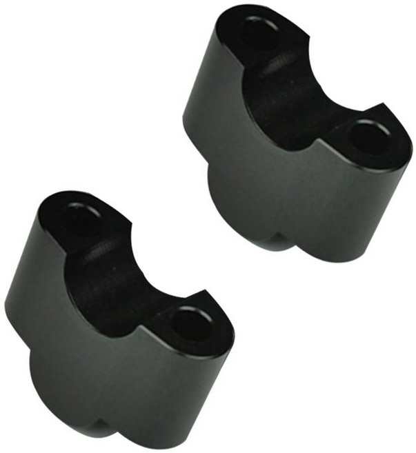 OD 트라이엄프 호환 본네빌바버/T100/T120/스피드마스터 튜닝 핸들바 높이 코드 증가 라이저, 블랙 T100, 1개