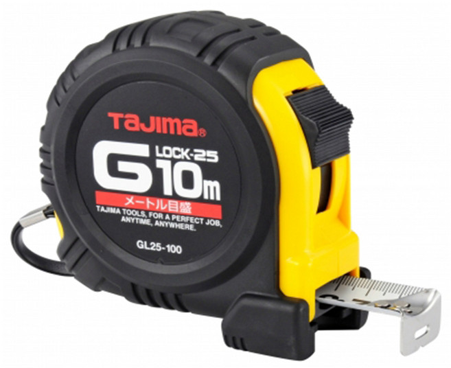 타지마 양면줄자 G록 25mm0M GL25-100BL, 1개