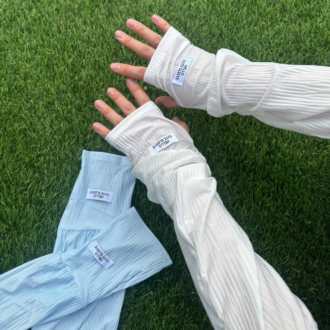 블루씨티 쿨링 자외선차단 아이스 셔링 냉감 여름 암워머 팔토시