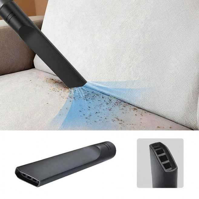 예삐스토어 청소 틈새 노즐 청소기 브러쉬 창틀 키보드 차량 소파 구석, 블랙 32mm, 1개