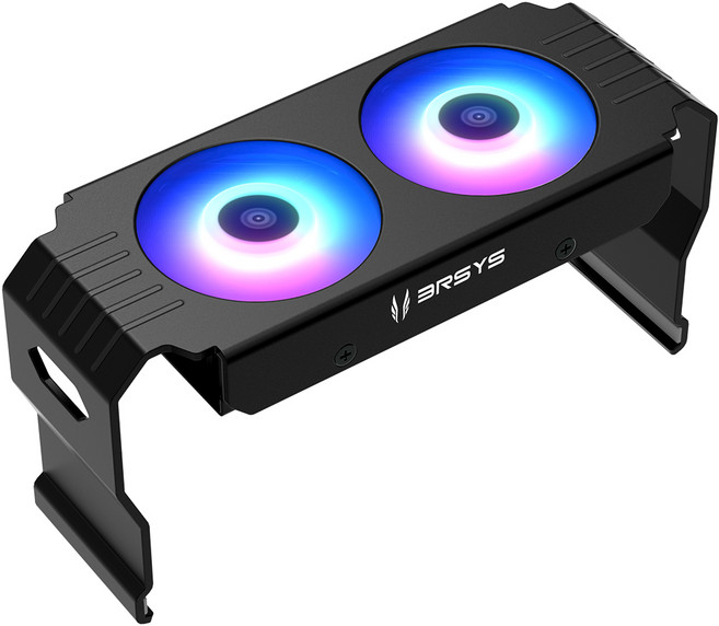 쓰리알시스템 빙하 D50 ARGB 램 쿨러, 3RSYS D50(BLACK), 1개