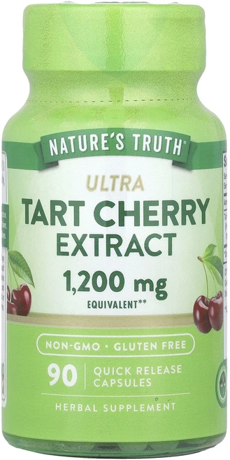 Nature's Truth 울트라 타트체리 추출물 1200mg 빠른 방출 캡슐 90정, NaturesTruth울트라타트체리추출물1200mg빠른, 1개 - 쿠팡