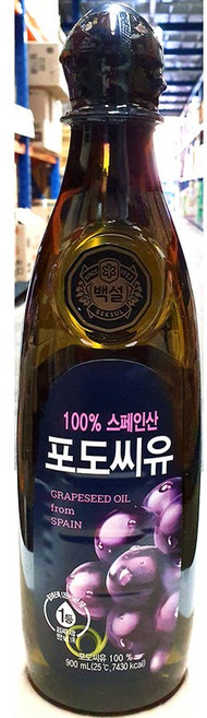 포도씨유(백설 900ml) /대용량 /식자재 /식당용, 1개, 900ml