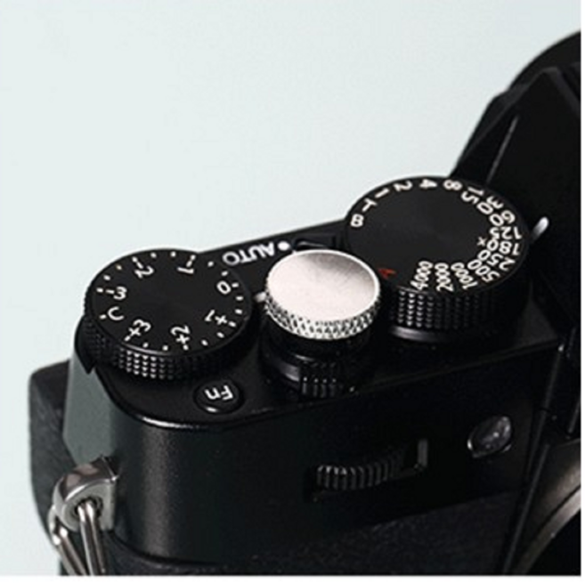 키밍 카메라 셔터 버튼 1p 호환 부속품 교체, 1개, 클래식 실버