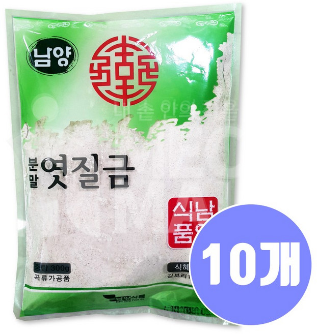 남양식품 분말엿질금, 10개, 300g