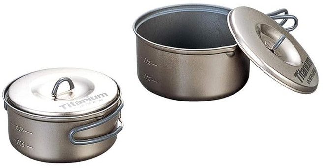 일본 직배송 Evernew EVERNEW 티타늄 쿠커 세트 S 세라믹 ECA411, 1개, 상세페이지 참조