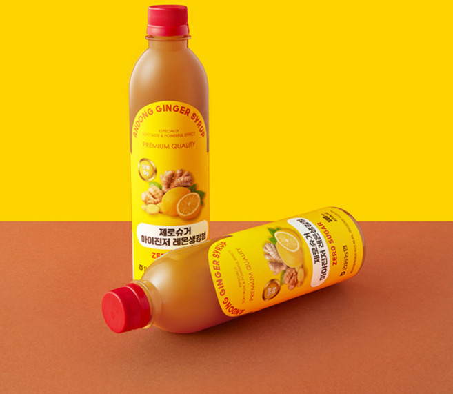 안동농협 안동생강 하이진저 ZERO 레몬생강청, 3개, 500ml