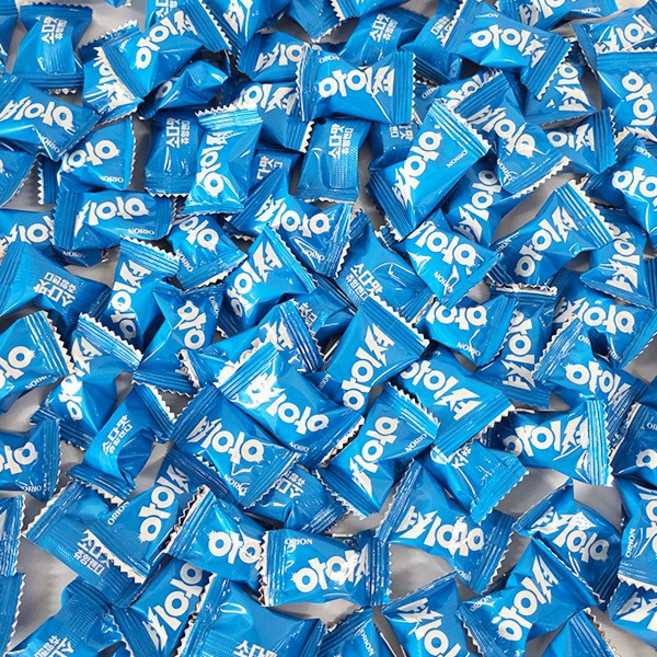 오리온 아이셔 소다맛 학교 학원 교회 단체 대용량 간식, 70개, 3g