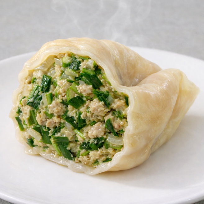 전주한옥 옹골진왕만두 고기왕만두 수제만두 얇은피 손만두 1kg, 2개