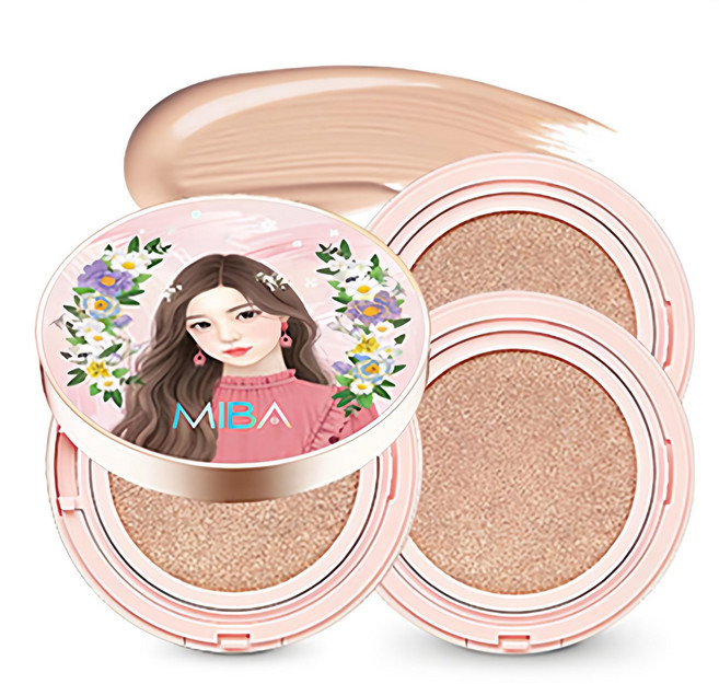 미바 왕쿠션 시즌2 본품 25g + 리필 25g, 23호 차분한피부, 1개