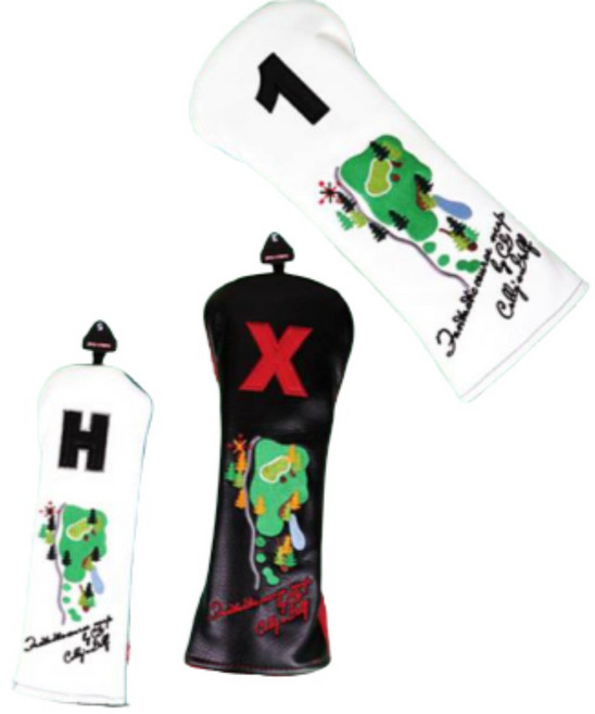 찐노마진몰 골프 퍼터 드라이버 우드 유틸리티 커버, 화이트, 1개