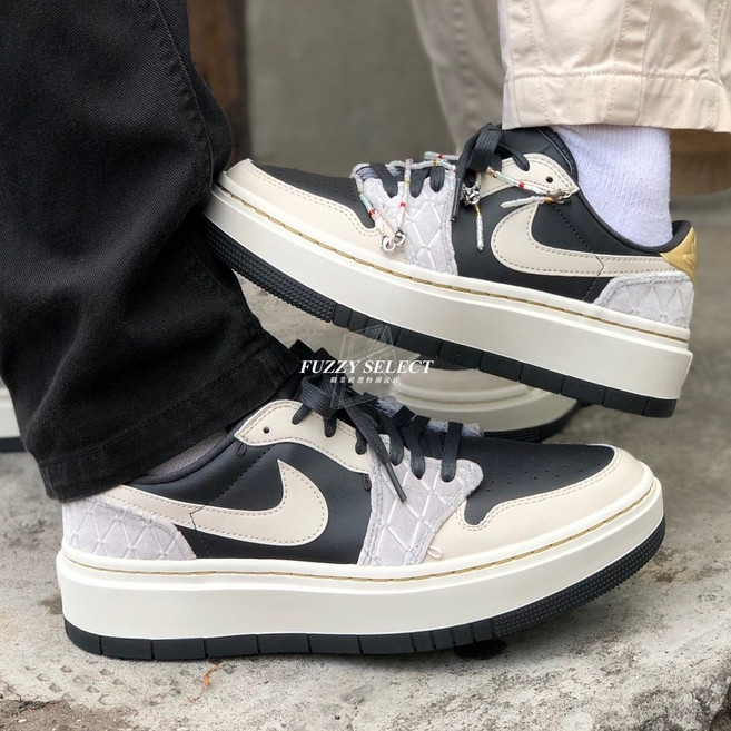 Air Jordan 1 Elevate Low 厚底 串珠 運動鞋 DV1494-001, 1個, (下單後請注意商品諮詢訊息)