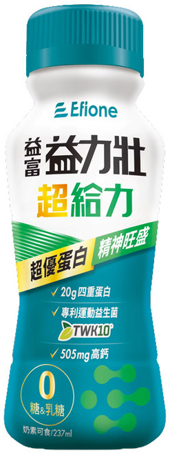 來而康 益富 益力壯 蛋白 (237ml/箱) 優蛋白 蛋白質 補充 即開即飲, 1箱, 加贈1罐, 237ml