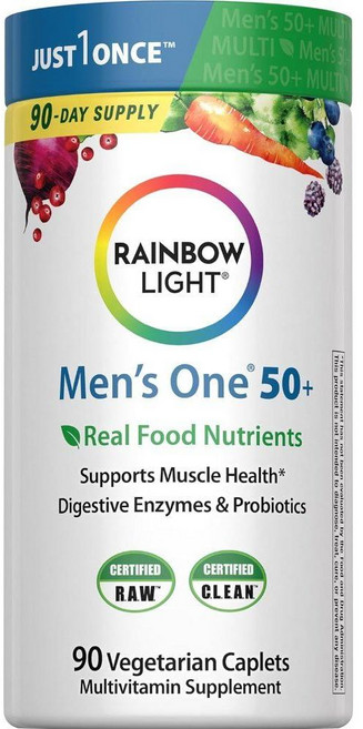 레인보우 멀티비타민 남성 맨즈 원 50세이상 Multivitamin Mens one 90정, 1개