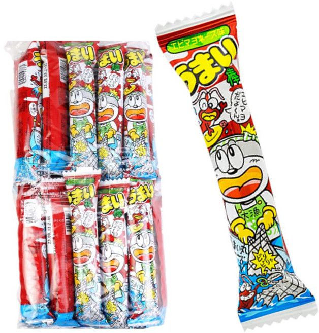 일본 우마이봉 새우마요네즈맛 30개