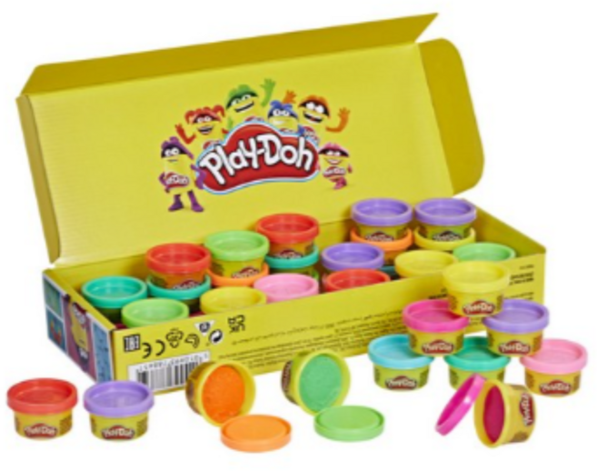 플레이도우 해즈브로 6종 x 5p + 3종 x 4p 세트, 혼합색상, 1세트