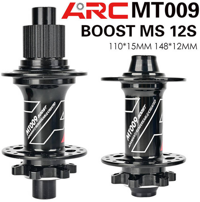 자전거 베어링 휠 부품 ARC MT009 부스트 허브 MTB 6 폴 3 치아 114 클릭 밀폐형 32 홀 HG 8 9 10 11 MS XD 12S, 옵션04) 110x15 148x12 MS 32H