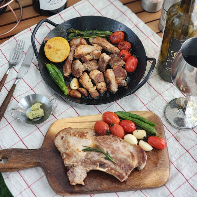 돈마호크 프리미엄 바베큐파티 캠핑고기, 5개, 1kg