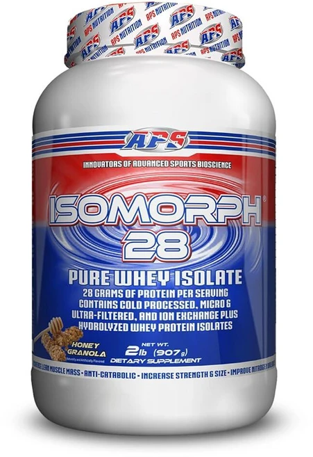 APS Nutrition Isomorph 28 단백질 파우더 | 순수 분리 유청 | 냉압착 울트라 필터 및 이온 교환 분리 | 단백질 28g | 0.9kg(2파운드) (허니, 2 Pound (Pack of 1), Strawberry, 1개, 907g - 쿠팡