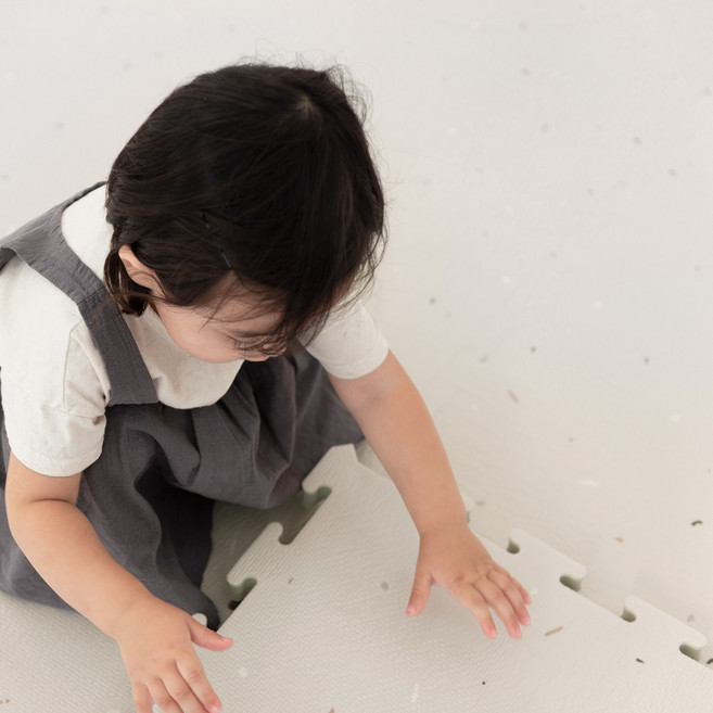 에코폼 맘편한 매트 프리미엄 120x120cm, 네츄럴샌드, 1세트