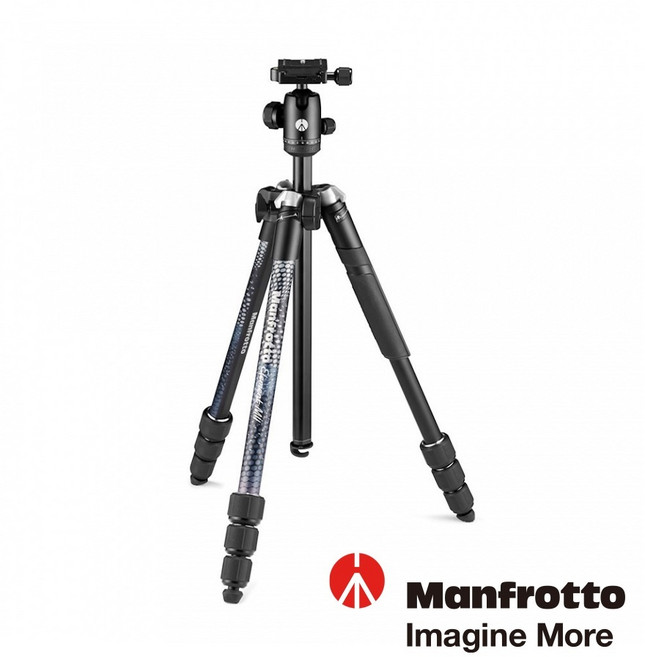 Manfrotto 曼富圖 ELEMENT MII MKELMII4BK-BH 腳架套組, 1個