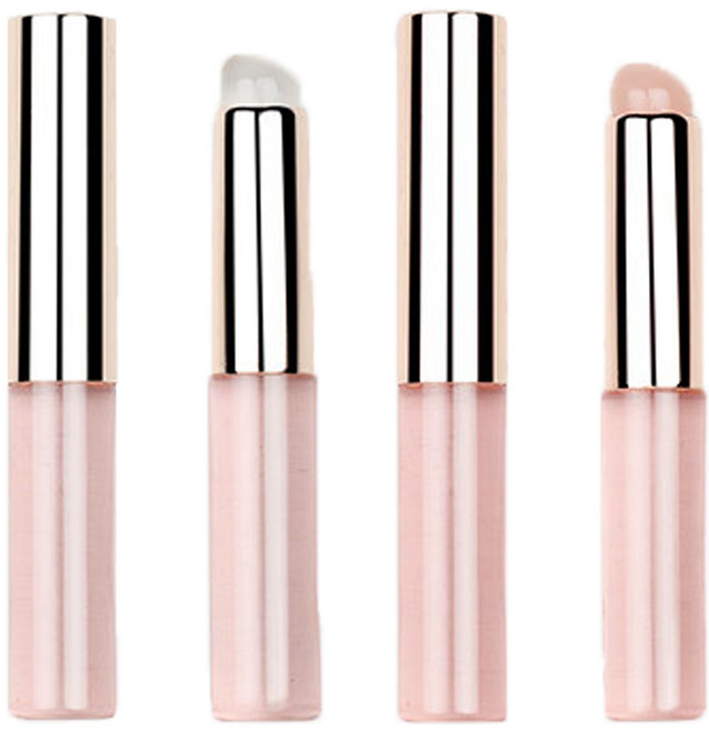 [1+1] 립 젤리 스머징 립 브러쉬 스틱, 2개, 핑크+핑크