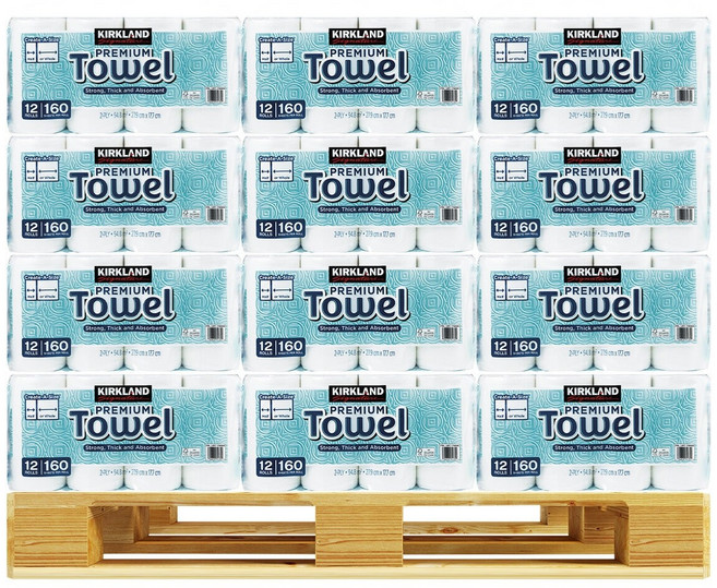 커클랜드 시그니춰 종이타월 160 매 x 12 롤 x 24개, 12롤
