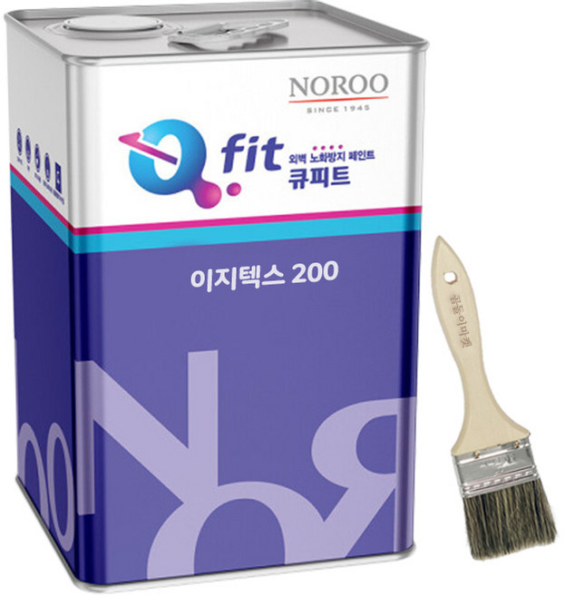 노루 외벽 외부 큐피트이지텍스 200 18리터, 1개, 18L, 화이트