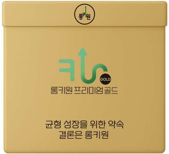 롱키원 프리미엄 골드 1개월 (독일산 유청칼슘 뉴질랜드산 CBP 함유 어린이 성장 영양제), 1개, 60정